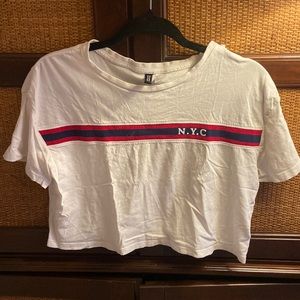 forever 21 cropped t-shirt